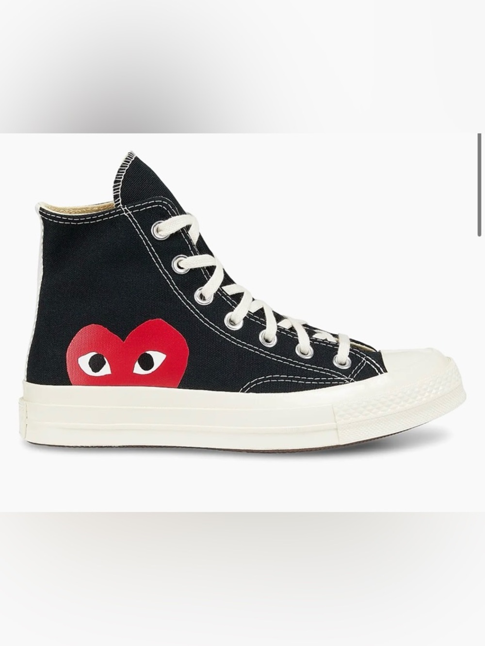 NWT CdG PLAY x Converse Chuck Taylor All Star Peek-A-Boo High-Top Sneakers
